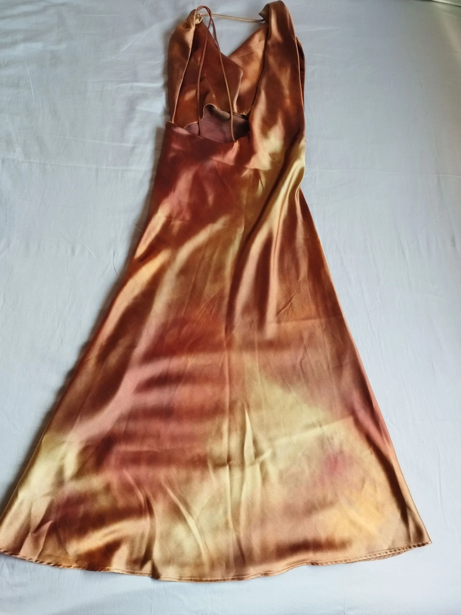 Zara Satijn Midi Jurk XS – photo 3